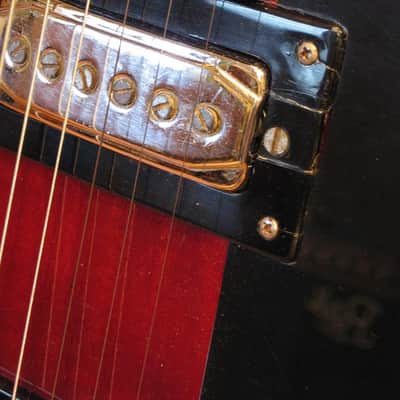 Vintage Italian Contessa HG-130 F Hole Archtop Semi acoustic Hollow Body Jazz Guitar image 18