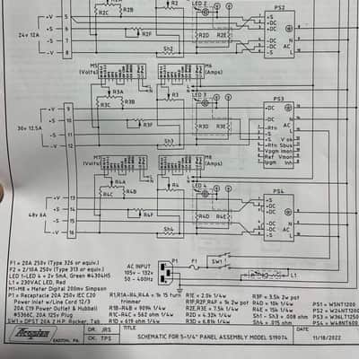 Acopian Power Supply For High End Recording Console (Helios, Neve) S19074 Power System 2022 - Grey image 2