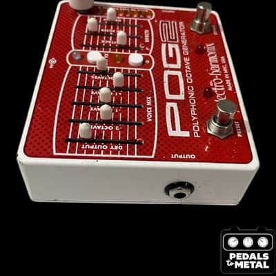 Electro-Harmonix POG2 Polyphonic Octave Generator 2009 - Present - Red / White - X18594 image 3