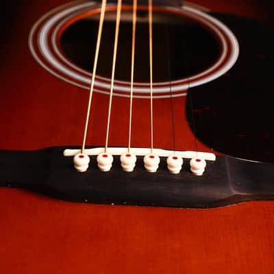 Martin D-28 1935 Sunburst acoustic guitar - vintage charm meets legendary dreadnought sound - check video! image 12