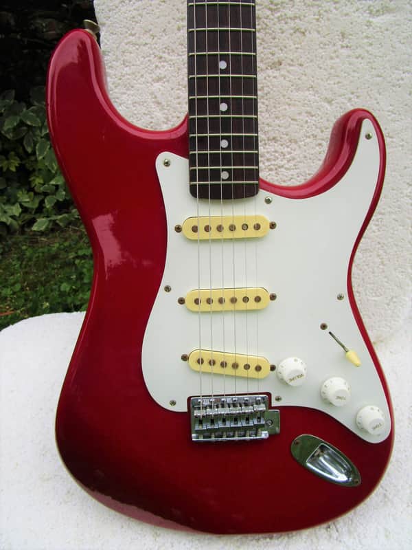 Fresher Straighter Guitar, 1980's, Japan, Dakota Red Finish, Gig