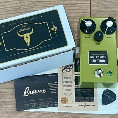 Browne Amplification Gritador Classic Overdrive 1.0 , Green. Dead Mint & Ships Ultra Fast Too ! image 1