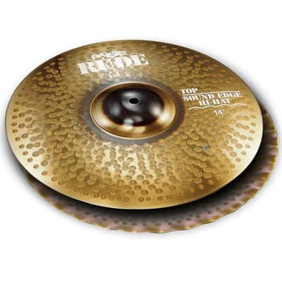 Paiste Rude Sound Edge Hi Hat Cymbals 14" image 1