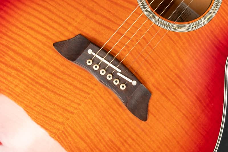 1990s Takamine NPT115 - Fire Red Burst | Japan Vintage | Reverb