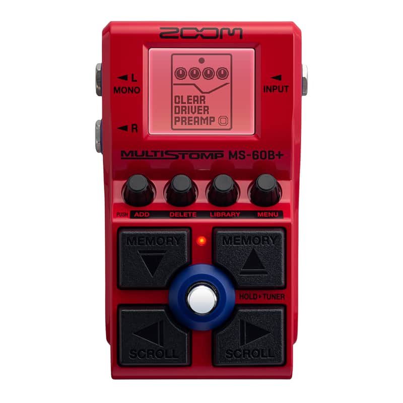Zoom MS-60B+ Analog MultiStomp Bass Effects Pedal image 1
