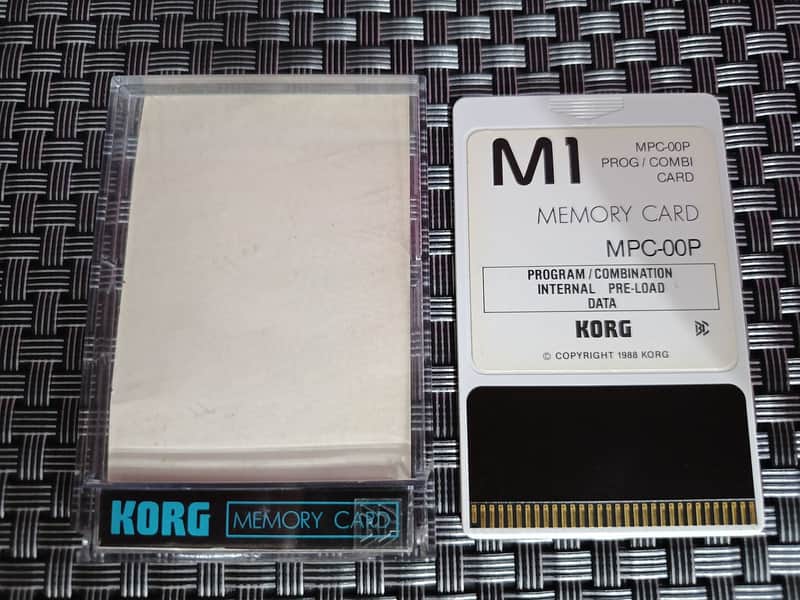 KORG M1 MPC-00P PRO COMBI MEMORY CARD INTERNAL PRE LOAD DATA 1988