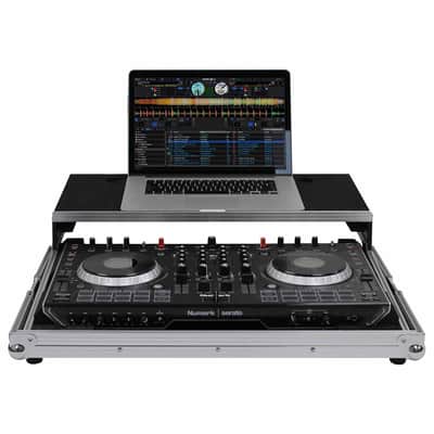 Odyssey FRGSNS6II, Low Profile Case with Glide Platform for Numark NS6II Controller image 2