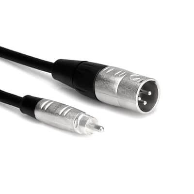 Mint Hosa HRX-020 Pro Unbalanced Interconnect, REAN RCA to XLR3M, 20ft image 2