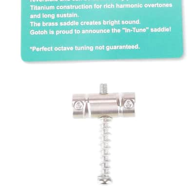 True Custom Shop® In-Tune Tele Bridge wh Titanium Saddles for Fender Telecaster image 6