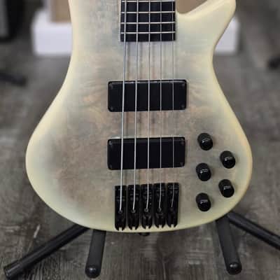 AIO S8-5 5-String Bass Guitar - White Burst GS-054 image 4