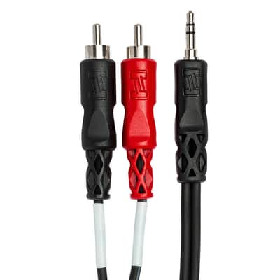 HOSA CMR-203 3' Stereo Breakout, 3.5 Mm TRS To Dual RCA image 3