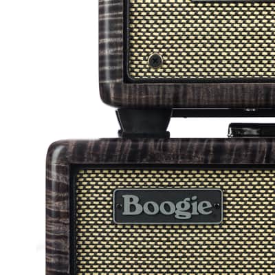 Mesa Boogie Mark 7 Head and 1x12 Open Back Cabinet Private Reserve Flame Maple - Charcoal Stain image 8