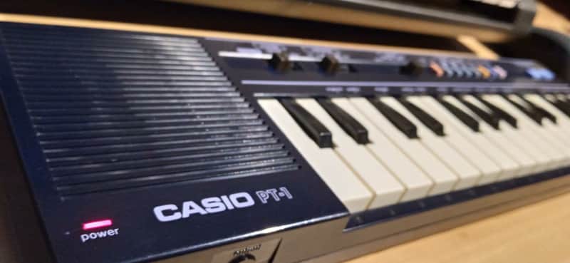 Casio PT-1 29-Key Mini Synthesizer (Black) image 1