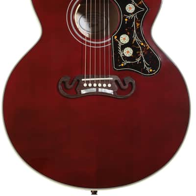 Gibson Acoustic SJ-200 Standard Maple Acoustic-electric Guitar - Wine Red image 3