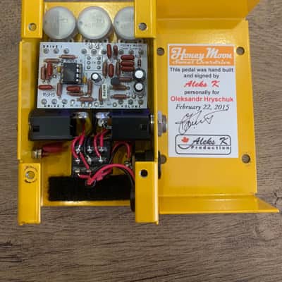 Aleks K Honey Moon Sweet Overdrive Dual Overdrive boost distortion filter 2015 image 5