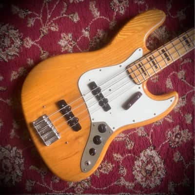 1973 Fender Jazz Bass with Maple Fretboard - Natural - With Original Case image 5