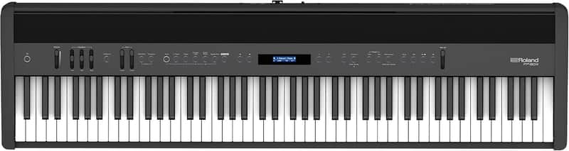 Roland FP-60X | Pro Performance 88-Note Digital Piano | Built-In Powerful Amplifier & Custom Stereo Speakers | Onboard Sound Customization | Curated Tones & FX | Bluetooth & MIDI Connectivity | Black image 1