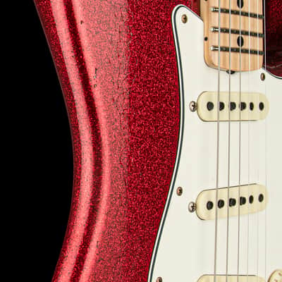 Mint Fender Custom Shop Limited Edition '69 Stratocaster Journeyman Relic - Aged Red Sparkle #81036 image 10