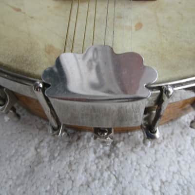 Slingerland Banjo Mandolin, 1920's, Birdseye Maple Pot, Tone Ring, 10 3/4" head, Abalone Inlays, Case image 5