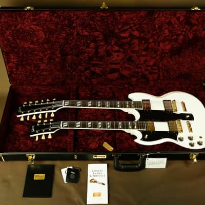 Gibson EDS-1275 Lefty Alpine White Left Handed Double Neck Electric Guitar image 8