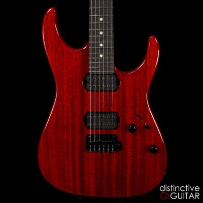 Tom Anderson Guitarworks Arc Angel Player - Transparent Cherry - 24.75 & Mahogany image 1