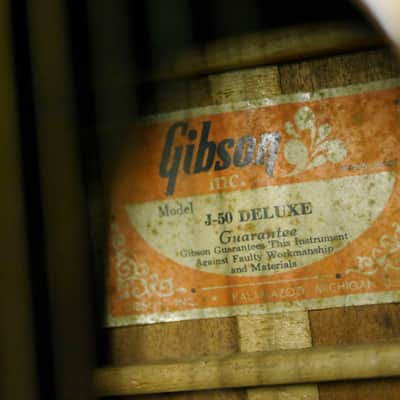 Gibson J-50 Deluxe 1973-75 - Natural image 16