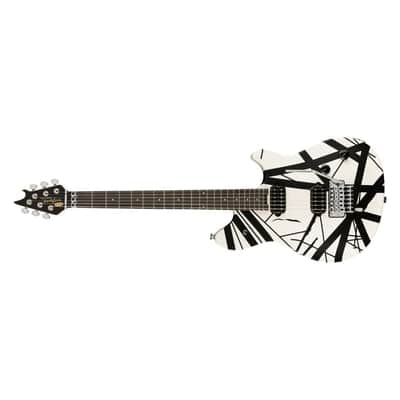 EVH Wolfgang Special Striped Electric Guitar - Black and White image 6