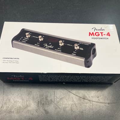 Fender MGT-4 Mustang GT 4-Button Footswitch with 1/4" Jack 2010s - Black/Silver image 1