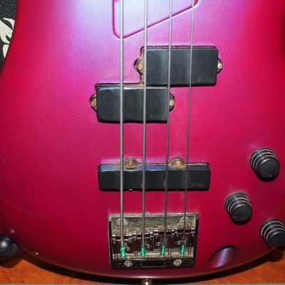 Nice Ibanez Japan 1990 SR 1000 Bass Guitar w/ Hardshell PN FInish Rare! image 2