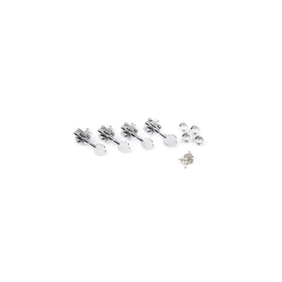 Fender Standard-Highway One Series Bass Tuning Machines, 4 Pack, Chrome image 2
