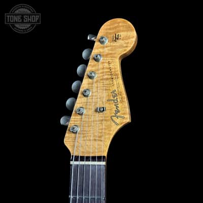Fender Custom Shop TSG Exclusive ’63 Stratocaster Chambered 3-Tone Sunburst Journeyman Relic w/case CZ588375 image 4