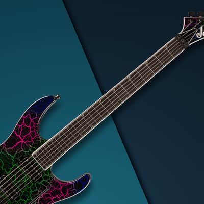 Jackson Pro Plus Series Soloist Crackle SL2 6-String Right-Handed Electric Guitar with Okoume Body and Ebony Fingerboard (Bruised Crackle) image 6