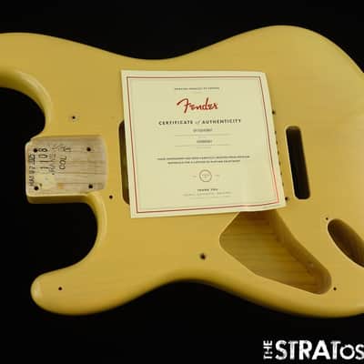 LEFTY Fender AV II American Vintage 1957 Strat BODY ASH Vintage Blonde image 2