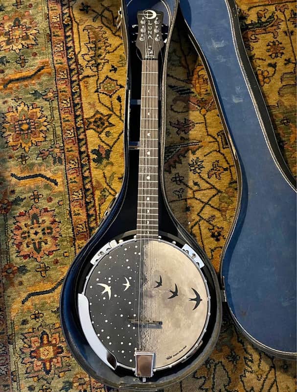 RARE Luna Moonbird 6 String Acoustic Electric Banjo 2020’s - | Reverb