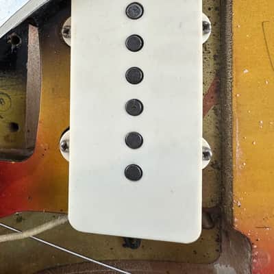 Fender Jazzmaster from 1966 in sunburst finish with original case image 13