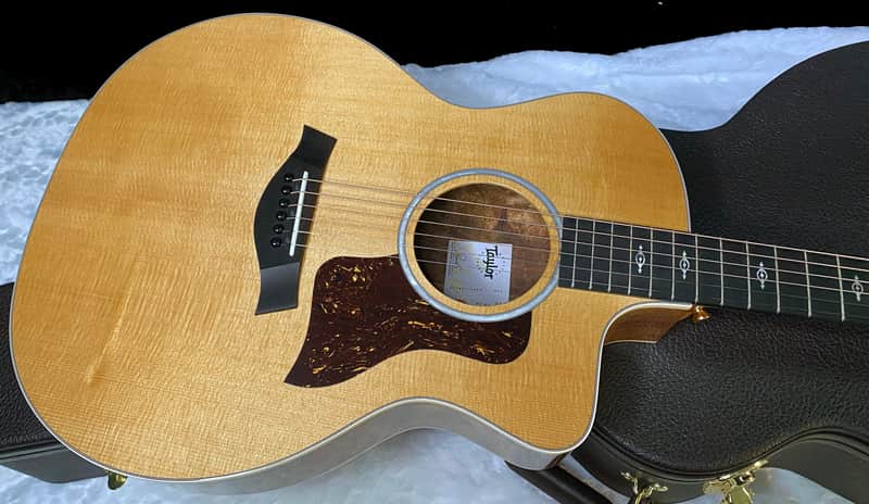 Taylor 214ce-K DLX Koa Grand Auditorium Acoustic-Electric Guitar Natural Finish - 4.8lbs - Authorized Dealer - G06225 image 1