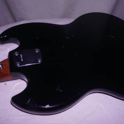 Vintage Black Lyle SG style electric guitar image 5