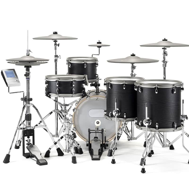 (Mint) EFNOTE EFNOTE5X 5-Piece Acoustic Designed Electronic Drum Set - Black Oak