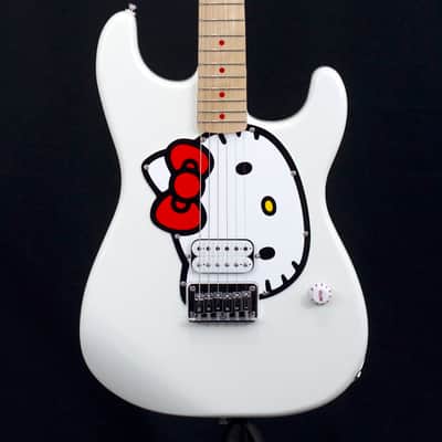 Squier X Hello Kitty Stratocaster 2024 - White image 3