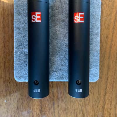 sE Electronics sE8 Small Diaphragm Cardioid Condenser Microphone Matched Stereo Pair - MINTY! image 2