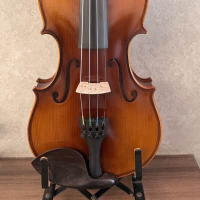 Handmade 4/4 Violin Outfit - Flamed Maple Back ,Spruce Top, Bow&Case image 1