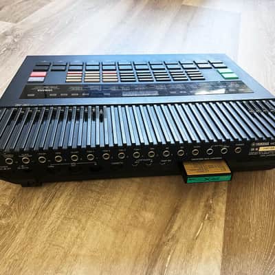Yamaha RX5 Digital Rhythm Programmer 1986 - Black with Power Supply & the original mint cartridge. image 3
