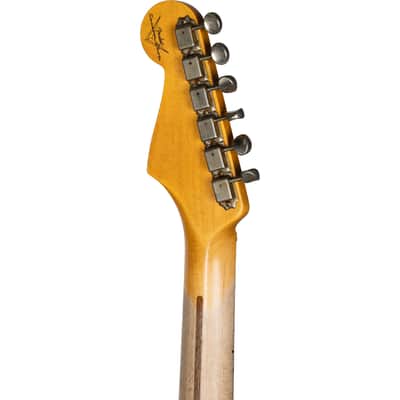 Fender Custom Shop 1956 Hardtail Strat Heavy Relic - Faded Blue Ice Metallic image 8