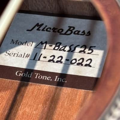 Gold Tone Micro Bass M-Bass25 image 9