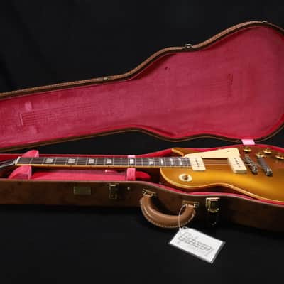 Gibson Custom Shop 1956 Les Paul Goldtop Reissue Ultra Light Aged Double Gold - LPR56ULDGNH1 146 image 14