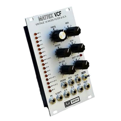 AJH Synth Matrix VCF Eurorack Multi Mode Filter Module (Silver) image 2