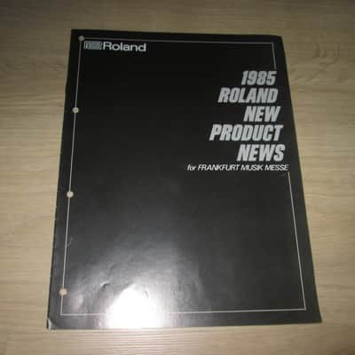 Roland collection Vintage New Product News Catalogs (1985/1986/1987) - Synthesizer Brochure/Catalog - Rare image 3