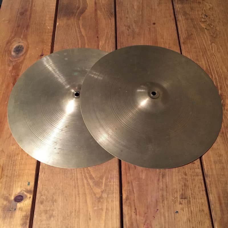 A. Zildjian 16" '60s Stamp Hi-Hat Cymbals (Pair) image 1