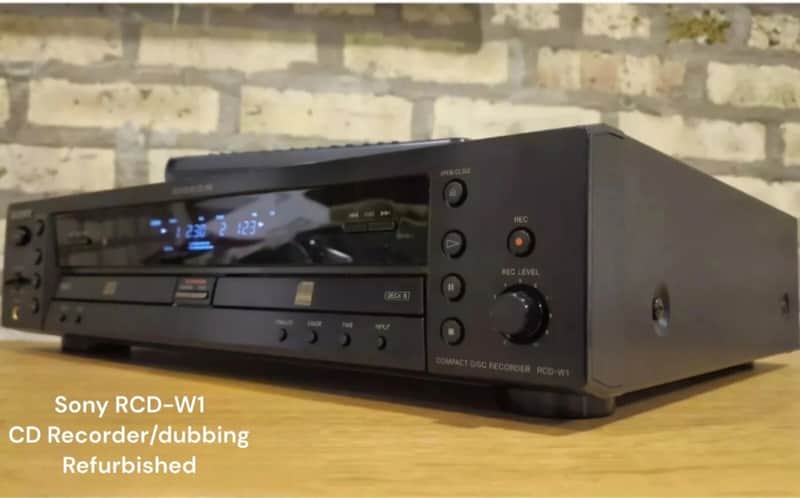 SONY RCD-W1 CD Recorder/dubbing w/remote fully functional refurbished image 1