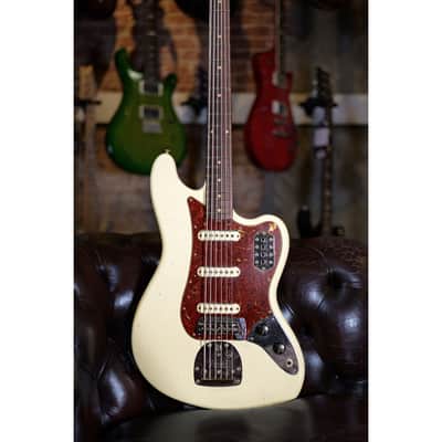 Fender Custom Shop B3 BASS VI Journeyman Aged Vintage White image 1